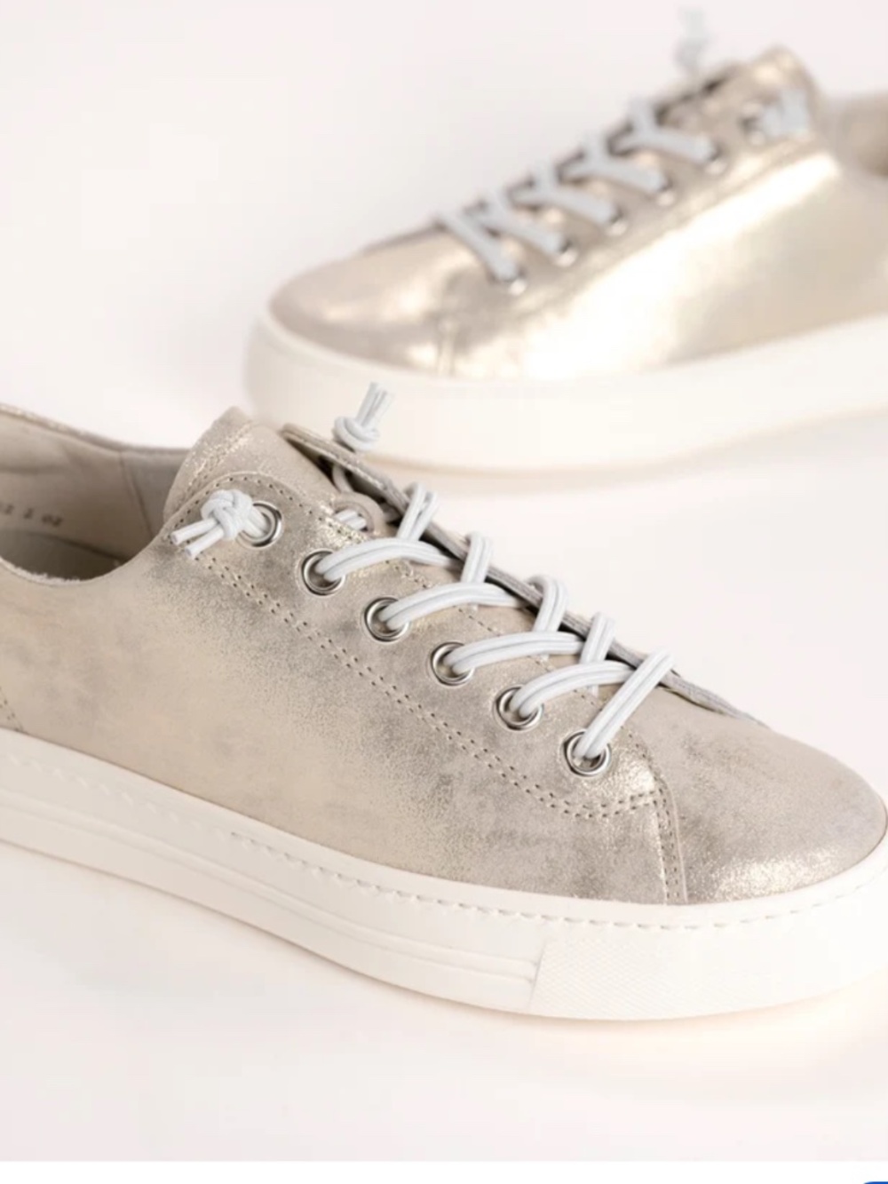HADLEY SNEAKER - MINERAL - LEATHER  Designer: PAUL GREEN